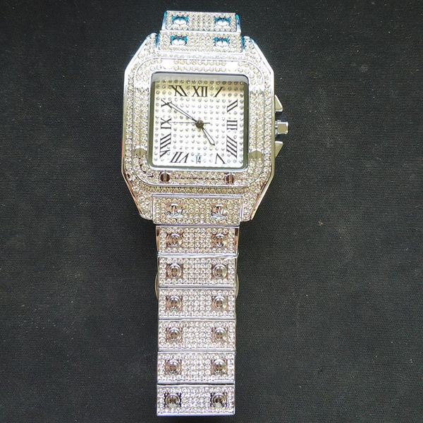 full diamond men watches women watch quartz movement iced out shine wristwatch lifestyle waterproof analog clock fash300m, Slivery;brown
full diamond men watches women watch quartz movement iced out shine wristwatch lifestyle waterproof analog clock fash300m, Slivery;brown
