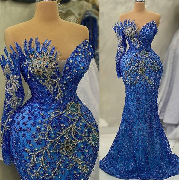 2023 april aso ebi royal blue prom dress mermaid beaded crystals evening formal party second reception birthday engagement gowns dresses rob, Black
2023 april aso ebi royal blue prom dress mermaid beaded crystals evening formal party second reception birthday engagement gowns dresses rob, Black