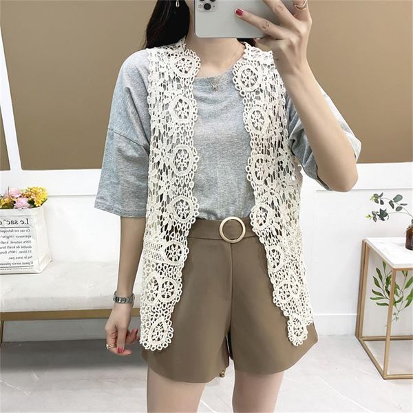 vests lace vest women hollow out crochet open stitch cardigan boho clothing casual coat outwear chalecos mujer, Black;white
vests lace vest women hollow out crochet open stitch cardigan boho clothing casual coat outwear chalecos mujer, Black;white