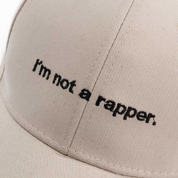 ball caps brand letter i' not a rapper snapback cap cotton baseball cap for men women hip hop dad hat bone garros j230421, Blue;gray
ball caps brand letter i' not a rapper snapback cap cotton baseball cap for men women hip hop dad hat bone garros j230421, Blue;gray