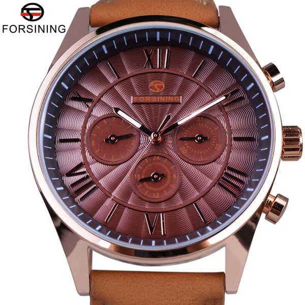 forsining classic series swirl dial suede strap 6 hands calendar display men watches brand luxury automatic watch clock men2847, Slivery;brown
forsining classic series swirl dial suede strap 6 hands calendar display men watches brand luxury automatic watch clock men2847, Slivery;brown
