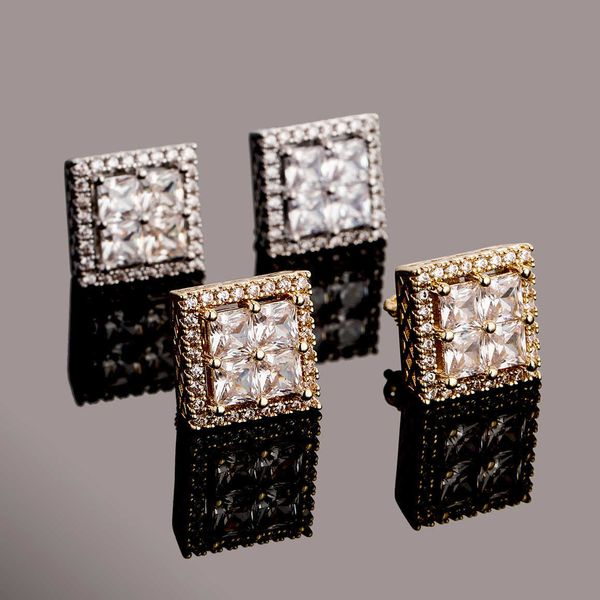 popular full zircon hip hop square stud earrings for men and women clustered iced out cubic zirconia earring studs 14k real gold plated ear, Golden
popular full zircon hip hop square stud earrings for men and women clustered iced out cubic zirconia earring studs 14k real gold plated ear, Golden