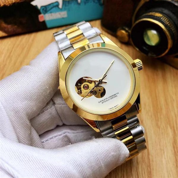 46mm 2021 new brand men's mechanical watch waterproof hip hop male clock gift for men watches male clock famous relogio m193t, Slivery;brown
46mm 2021 new brand men's mechanical watch waterproof hip hop male clock gift for men watches male clock famous relogio m193t, Slivery;brown