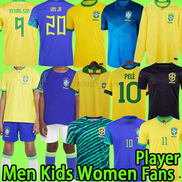 brazils soccer jerseys 2022 men kids kit women brasil retro 1970 pele uniform vini jr alisson 20 21 22 23 long sleeve camisetas de futbol 20, Black
brazils soccer jerseys 2022 men kids kit women brasil retro 1970 pele uniform vini jr alisson 20 21 22 23 long sleeve camisetas de futbol 20, Black
