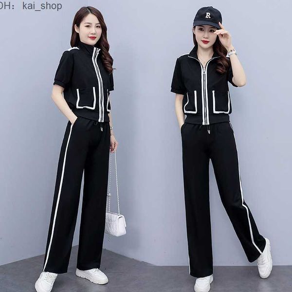women's piece pants fashion casual fitting sportswear set for 2023 summer slimming age reducing korean version two-piece1, White
women's piece pants fashion casual fitting sportswear set for 2023 summer slimming age reducing korean version two-piece1, White