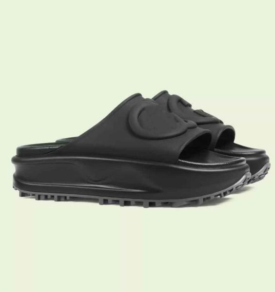 summer luxury women039s sandals shoes with interlocking rubber slipon platform slide flats rubber lady flip flops midsole foot1809388, Black
summer luxury women039s sandals shoes with interlocking rubber slipon platform slide flats rubber lady flip flops midsole foot1809388, Black