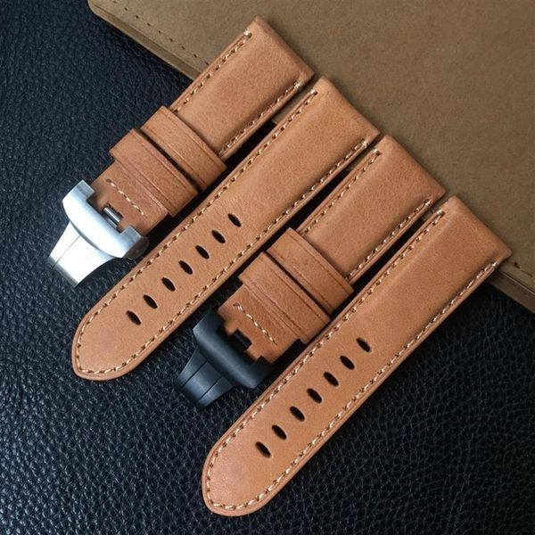 watch bands quality 24mm light brown vintage italy genuine leather watchband for pam111 pam441 pam strap butterfly buckle style be272c, Black;brown
watch bands quality 24mm light brown vintage italy genuine leather watchband for pam111 pam441 pam strap butterfly buckle style be272c, Black;brown
