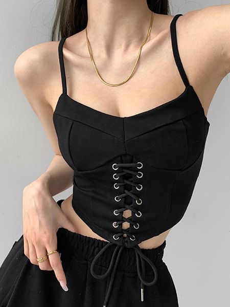 t-shirt y2k tunic women design cross bandage camis chic slim sleeveless crop female summer new 2022, White
t-shirt y2k tunic women design cross bandage camis chic slim sleeveless crop female summer new 2022, White