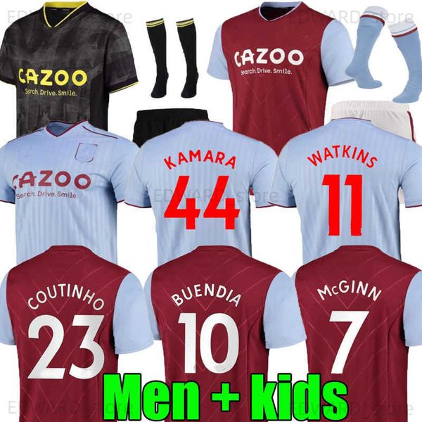 2022 2023 aston villaes soccer jerseys kamara 22 23 home away third watkins buendia mcginn el ghazi douglas luiz mings konsa cash football s, Black
2022 2023 aston villaes soccer jerseys kamara 22 23 home away third watkins buendia mcginn el ghazi douglas luiz mings konsa cash football s, Black