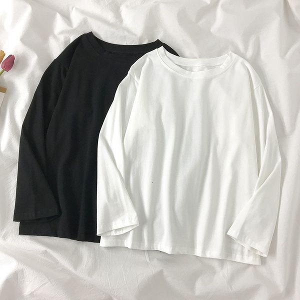 women's t-shirt woman tshirts white long sleeve t-shirt women's autumn and winter loose wear ropa mujer camisetas 230421
women's t-shirt woman tshirts white long sleeve t-shirt women's autumn and winter loose wear ropa mujer camisetas 230421