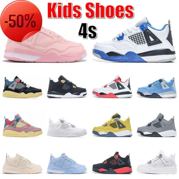 4s kids sports basketball shoes jumpman 4 infants youth toddlers sneakers sail pink motorsports fire red university blue bred lightning boys, Black
4s kids sports basketball shoes jumpman 4 infants youth toddlers sneakers sail pink motorsports fire red university blue bred lightning boys, Black