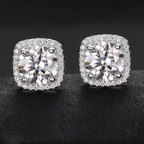 s925 sterling silver earrings inlaid with moissanite square crystal sugar earrings 50 cents, 1 carat, 2 carat mozanne earrings, Golden;silver
s925 sterling silver earrings inlaid with moissanite square crystal sugar earrings 50 cents, 1 carat, 2 carat mozanne earrings, Golden;silver