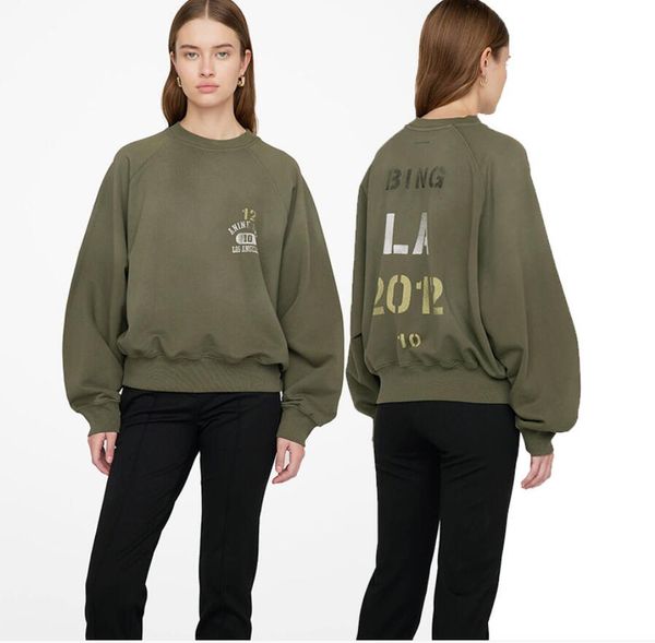 2023ss new spring anine bing letters printed sweatshirt women army green designer pullover sweater fashion hoodie fleece sportswear clothing, Black
2023ss new spring anine bing letters printed sweatshirt women army green designer pullover sweater fashion hoodie fleece sportswear clothing, Black