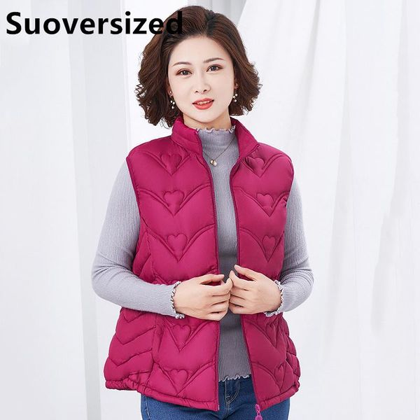 vests fall winter thick warm cotton padded vests for women korean casual elegante mom waistcoat loose oversized 6xl sleeveless jackets, Black;white
vests fall winter thick warm cotton padded vests for women korean casual elegante mom waistcoat loose oversized 6xl sleeveless jackets, Black;white