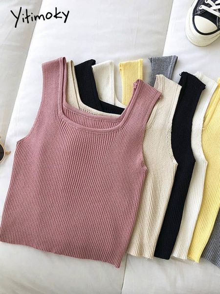 tanks yitimoky knitted crop women 2022 summer short camis oneck crop halter pink casual clothing tank for women, Black;white
tanks yitimoky knitted crop women 2022 summer short camis oneck crop halter pink casual clothing tank for women, Black;white
