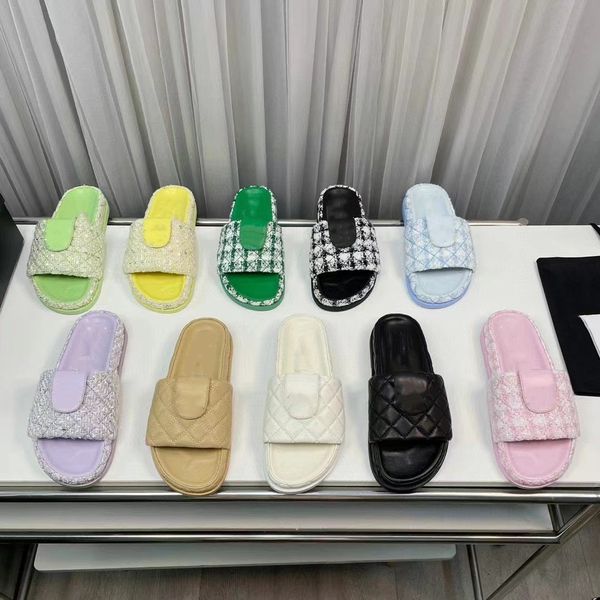 2023 designer shoes women leather straw woven slides sandals slip on wedge flats fashion beach mule brand flip flops casual slides shoes pla, Black
2023 designer shoes women leather straw woven slides sandals slip on wedge flats fashion beach mule brand flip flops casual slides shoes pla, Black