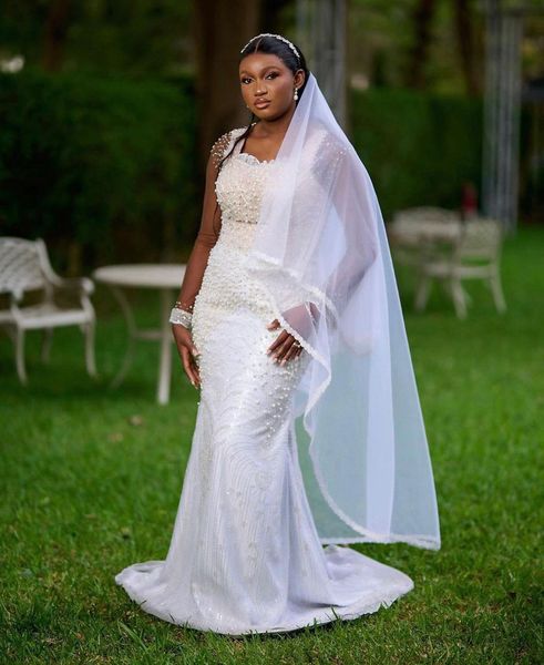 elegant mermaid wedding dresses long sleeves bateau pearls beaded sequins appliques 3d lace hollow plus size zipper bridal gowns plus size v, White
elegant mermaid wedding dresses long sleeves bateau pearls beaded sequins appliques 3d lace hollow plus size zipper bridal gowns plus size v, White