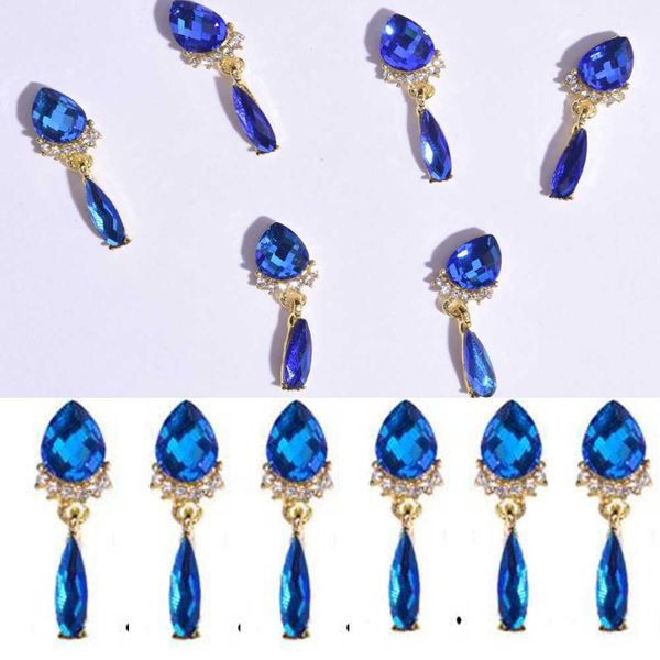 nail art decorations 10pc blue dangle crystals nail rhinestones for nails 3d charms gems glass craft jewelry diy diamond pendant decorations, Silver;gold
nail art decorations 10pc blue dangle crystals nail rhinestones for nails 3d charms gems glass craft jewelry diy diamond pendant decorations, Silver;gold