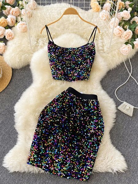 two piece dress women europe the united states summer sequins backless suspenders short waist thin skirt two-piece suit female d0801 230421, White
two piece dress women europe the united states summer sequins backless suspenders short waist thin skirt two-piece suit female d0801 230421, White