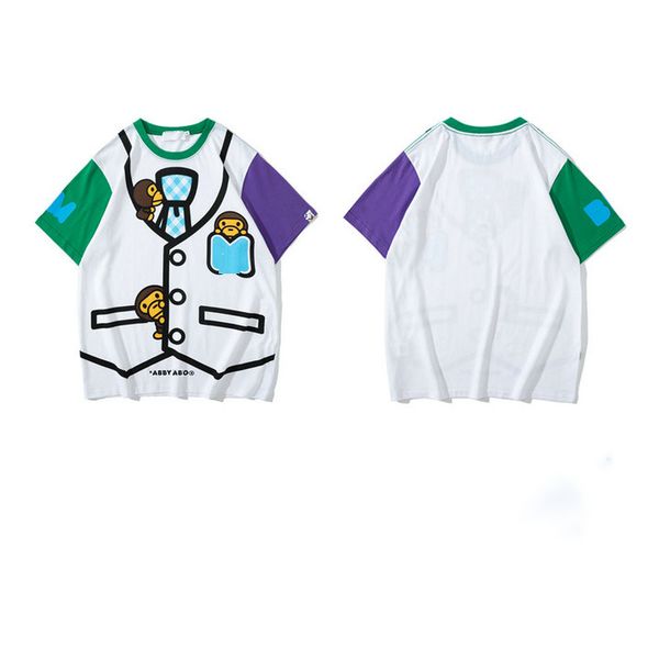 t shirt fashion brand summer new short sleeve t-shirt ape head design print casual versatile couple half sleeve, White;black
t shirt fashion brand summer new short sleeve t-shirt ape head design print casual versatile couple half sleeve, White;black