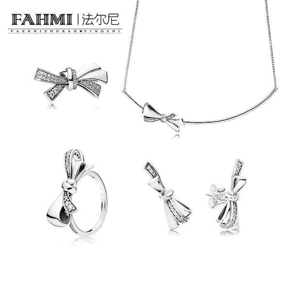 fahmi s925 sterling silver bracelet bowknot ring necklace earrings mother's day gift silver beaded 2022 trend women's ring party, Slivery;golden
fahmi s925 sterling silver bracelet bowknot ring necklace earrings mother's day gift silver beaded 2022 trend women's ring party, Slivery;golden