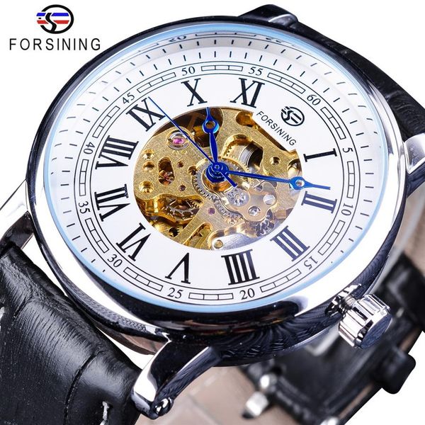 forsining classic royal design roman number black leather belt golden gear movement mens mechanical watch brand luxury clock2203, Slivery;brown
forsining classic royal design roman number black leather belt golden gear movement mens mechanical watch brand luxury clock2203, Slivery;brown