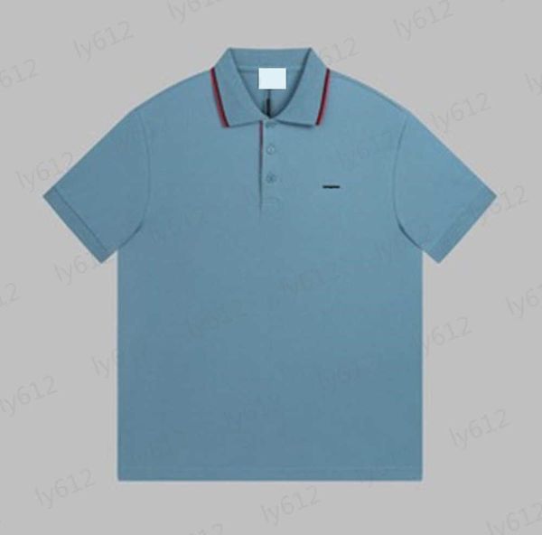 spring blue men t-shirt designer clothes fashion luxury slim loose comfortable bead mesh fabric short sleeve polo shirt striped placket desi, White;black
spring blue men t-shirt designer clothes fashion luxury slim loose comfortable bead mesh fabric short sleeve polo shirt striped placket desi, White;black