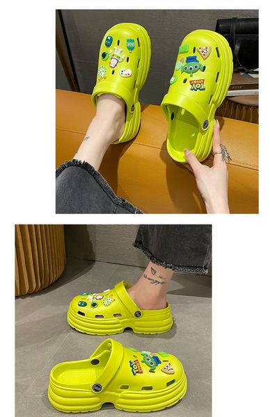 2023 new style flower hole sandals slippers with a thick bottom for men and women's beach sandals and nurse garden shoes, Black
2023 new style flower hole sandals slippers with a thick bottom for men and women's beach sandals and nurse garden shoes, Black
