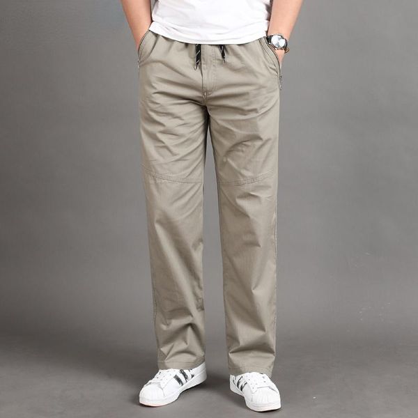 pants men's casual cargo pants four seasons 95% cotton men trousers elastic waist multi pockets loose straight jogging thin pants 6xl, Black
pants men's casual cargo pants four seasons 95% cotton men trousers elastic waist multi pockets loose straight jogging thin pants 6xl, Black