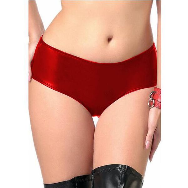plus size low waist faux leather panties women shiny metallic underwear novelty stretchy briefs simple pole dance knickers268e, Black;pink
plus size low waist faux leather panties women shiny metallic underwear novelty stretchy briefs simple pole dance knickers268e, Black;pink