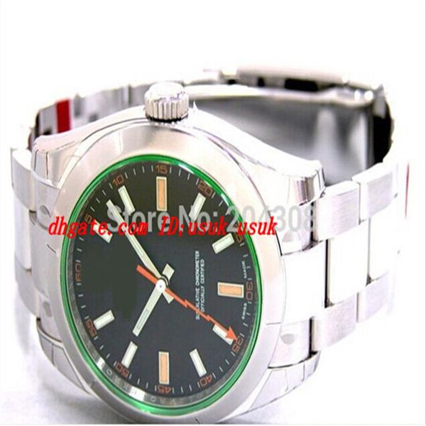 luxury wristwatches 2017 green crystal black dial 116400 stailess steel bracelet automatic sports mens men's watch watches245e, Slivery;brown
luxury wristwatches 2017 green crystal black dial 116400 stailess steel bracelet automatic sports mens men's watch watches245e, Slivery;brown