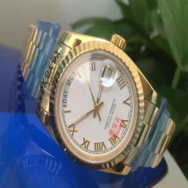 sell mens watches watches 40 mm 228239 228238 date president 18k yellow gold white roman dial asia 2813 automatic mechanical m273c, Slivery;brown
sell mens watches watches 40 mm 228239 228238 date president 18k yellow gold white roman dial asia 2813 automatic mechanical m273c, Slivery;brown