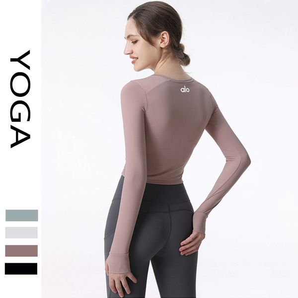 alo yoga yoga long-sleeved women's tight short crop fitness breathable training running sports t-shirt selling
alo yoga yoga long-sleeved women's tight short crop fitness breathable training running sports t-shirt selling