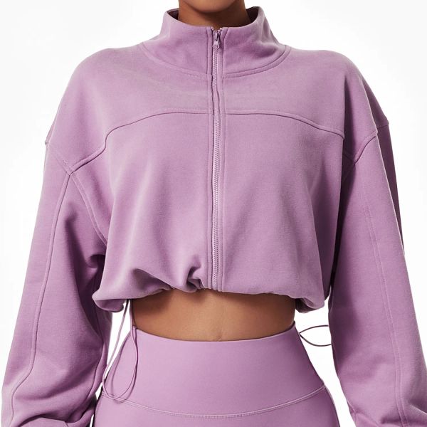 new fashion yoga outfits zipper sweatshirt fitness workout clothes cotton polyester moisture wicking breathable loose stand collar sport, White;red
new fashion yoga outfits zipper sweatshirt fitness workout clothes cotton polyester moisture wicking breathable loose stand collar sport, White;red