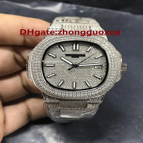 popular full diamond brand men's watch automatic mechanical movement 40mm double sapphire mirror shiny diamond watch 250v, Slivery;brown
popular full diamond brand men's watch automatic mechanical movement 40mm double sapphire mirror shiny diamond watch 250v, Slivery;brown