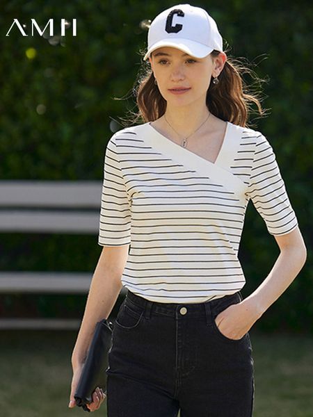 women's t-shirt amii minimalism t-shirts for women spring french skew collar slim t-shirt office lady casual strench pullover 12341124, White
women's t-shirt amii minimalism t-shirts for women spring french skew collar slim t-shirt office lady casual strench pullover 12341124, White