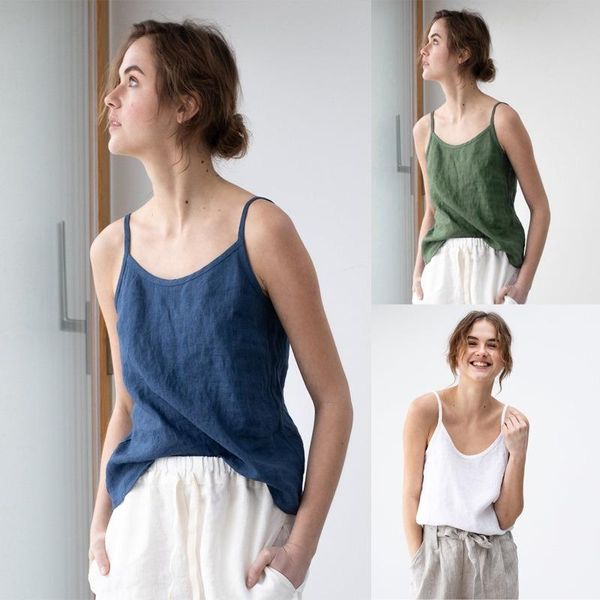 t-shirt women's tshirt summer cotton linen spaghetti strap tank casual loose camis female white green crop women
t-shirt women's tshirt summer cotton linen spaghetti strap tank casual loose camis female white green crop women