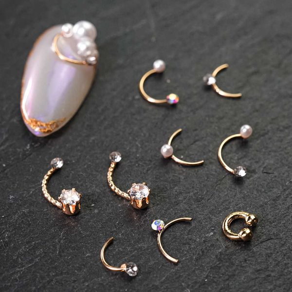 nail art decorations 10 pcs nail piercing charms smiles metal alloy art 3d radian pearls rhinestones parts press on nail decorations korean, Silver;gold
nail art decorations 10 pcs nail piercing charms smiles metal alloy art 3d radian pearls rhinestones parts press on nail decorations korean, Silver;gold
