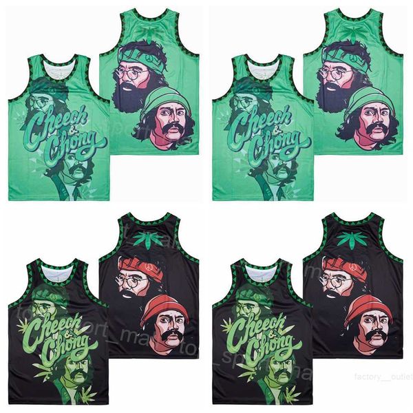 movie basketball cheech and chong jersey broccoli city 1980 high school college for sport fans breathable stitched pure cotton team green bl, Black
movie basketball cheech and chong jersey broccoli city 1980 high school college for sport fans breathable stitched pure cotton team green bl, Black