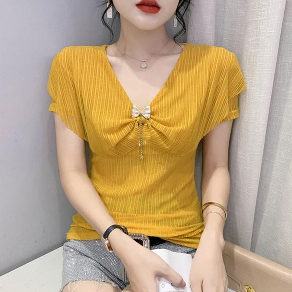 t-shirt 2022 summer new short sleeved women's tshirt fashion casual vneck solid color ruffles camisetas ropa mujer, White
t-shirt 2022 summer new short sleeved women's tshirt fashion casual vneck solid color ruffles camisetas ropa mujer, White