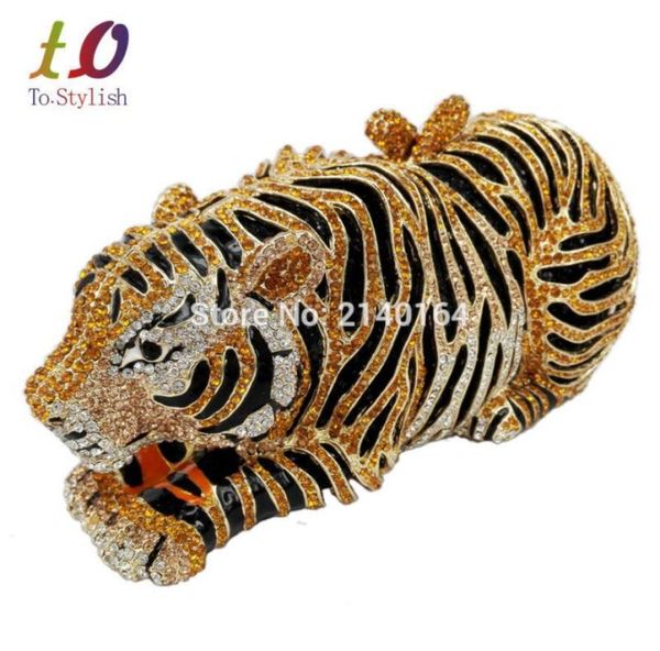 whole stylish animal tiger diamond evening bag gold luxury diamante crystal clutch bag wedding elegant bride party banquet pu1528996
whole stylish animal tiger diamond evening bag gold luxury diamante crystal clutch bag wedding elegant bride party banquet pu1528996