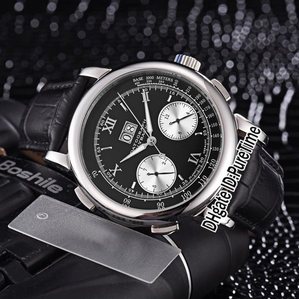 new gig dage datograph 403 035 automatic mens watch steel case black dial silver subdial daydate big calendar watches leather pure3219, Slivery;brown
new gig dage datograph 403 035 automatic mens watch steel case black dial silver subdial daydate big calendar watches leather pure3219, Slivery;brown