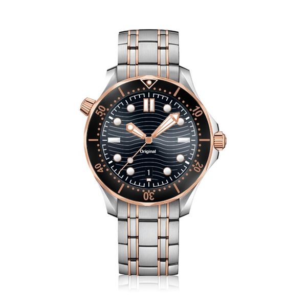 luxury men's automatic mechanical watch requin sea silver white stainless steel case sapphire black gold three hands 210 62 42563, Slivery;brown
luxury men's automatic mechanical watch requin sea silver white stainless steel case sapphire black gold three hands 210 62 42563, Slivery;brown
