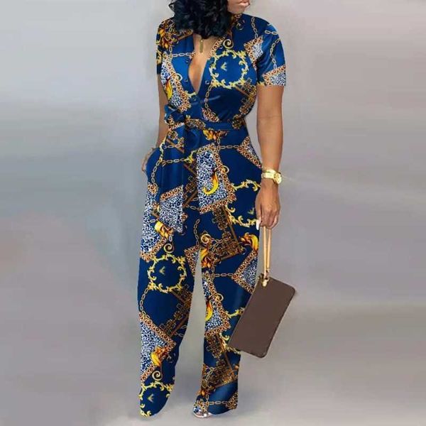 womens designer jumpsuit 2023 new fashion digital printing loose belt wide leg pants short sleeve bodysuit 7 colors, Black;white
womens designer jumpsuit 2023 new fashion digital printing loose belt wide leg pants short sleeve bodysuit 7 colors, Black;white