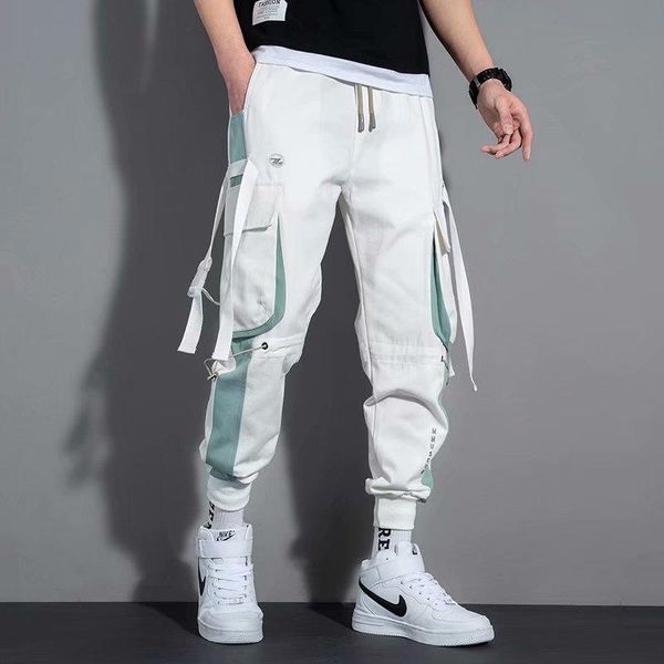 pants 2022 men's new ribbon multipocket cargo pants fashion streetwear man hip hop jogger pants male casual harem pants sweatpants, Black
pants 2022 men's new ribbon multipocket cargo pants fashion streetwear man hip hop jogger pants male casual harem pants sweatpants, Black