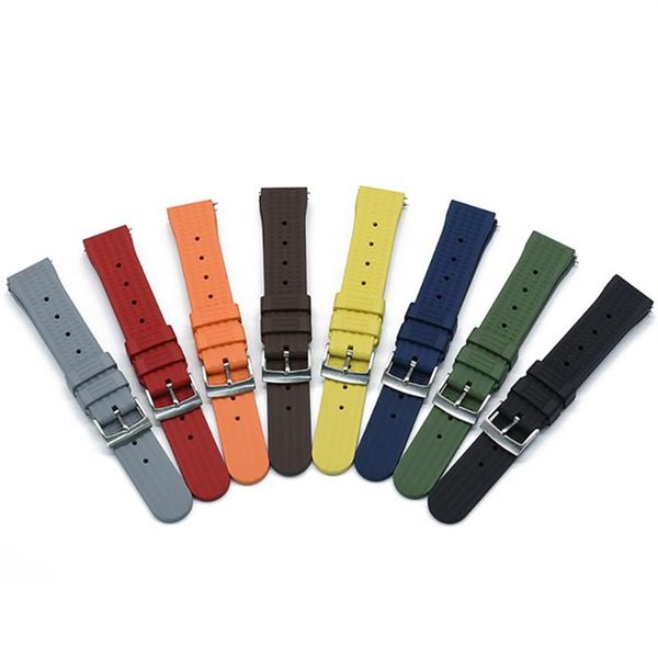 watch bands fluorine rubber watchband quick release waffle strap 20 mm for 22mm diving waterproof bracelet wrist accessories208h, Black;brown
watch bands fluorine rubber watchband quick release waffle strap 20 mm for 22mm diving waterproof bracelet wrist accessories208h, Black;brown