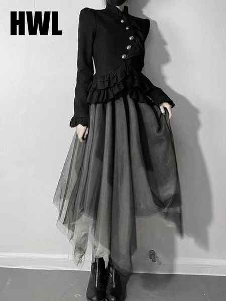 dress streetwear two piece set ruffled long sleeve shirt+a line a line tulle party evening tutu skirts tea length skirts, White
dress streetwear two piece set ruffled long sleeve shirt+a line a line tulle party evening tutu skirts tea length skirts, White