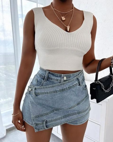 jeans women's jeans 2022 summer zipper fly high waist casual fashion pocket design plain above knee daily denim skorts, Blue
jeans women's jeans 2022 summer zipper fly high waist casual fashion pocket design plain above knee daily denim skorts, Blue