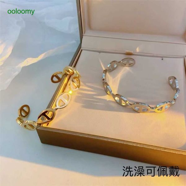 hemres designer bracelet gold bracelet for women titanium steel colorless new open bracelet women's fashion adjustable pig nose exquisi, Black
hemres designer bracelet gold bracelet for women titanium steel colorless new open bracelet women's fashion adjustable pig nose exquisi, Black