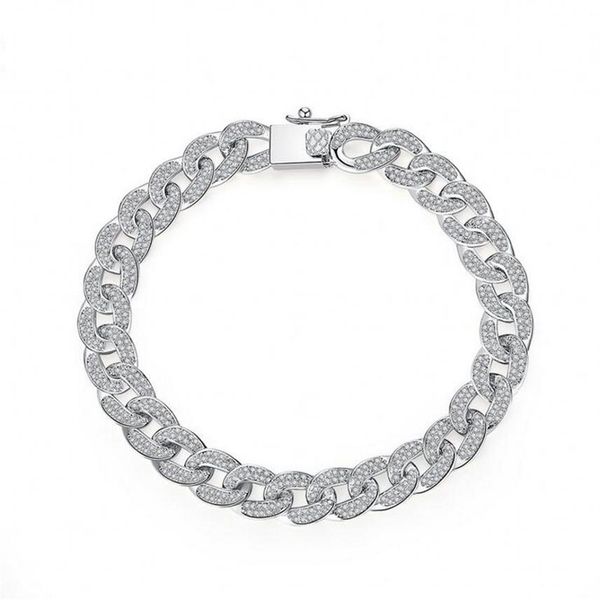 hip hop vintage fashion jewelry 18k real white gold fill white clear 5a cubic zirconia party popular women bracelet for men gift2579, Golden;silver
hip hop vintage fashion jewelry 18k real white gold fill white clear 5a cubic zirconia party popular women bracelet for men gift2579, Golden;silver